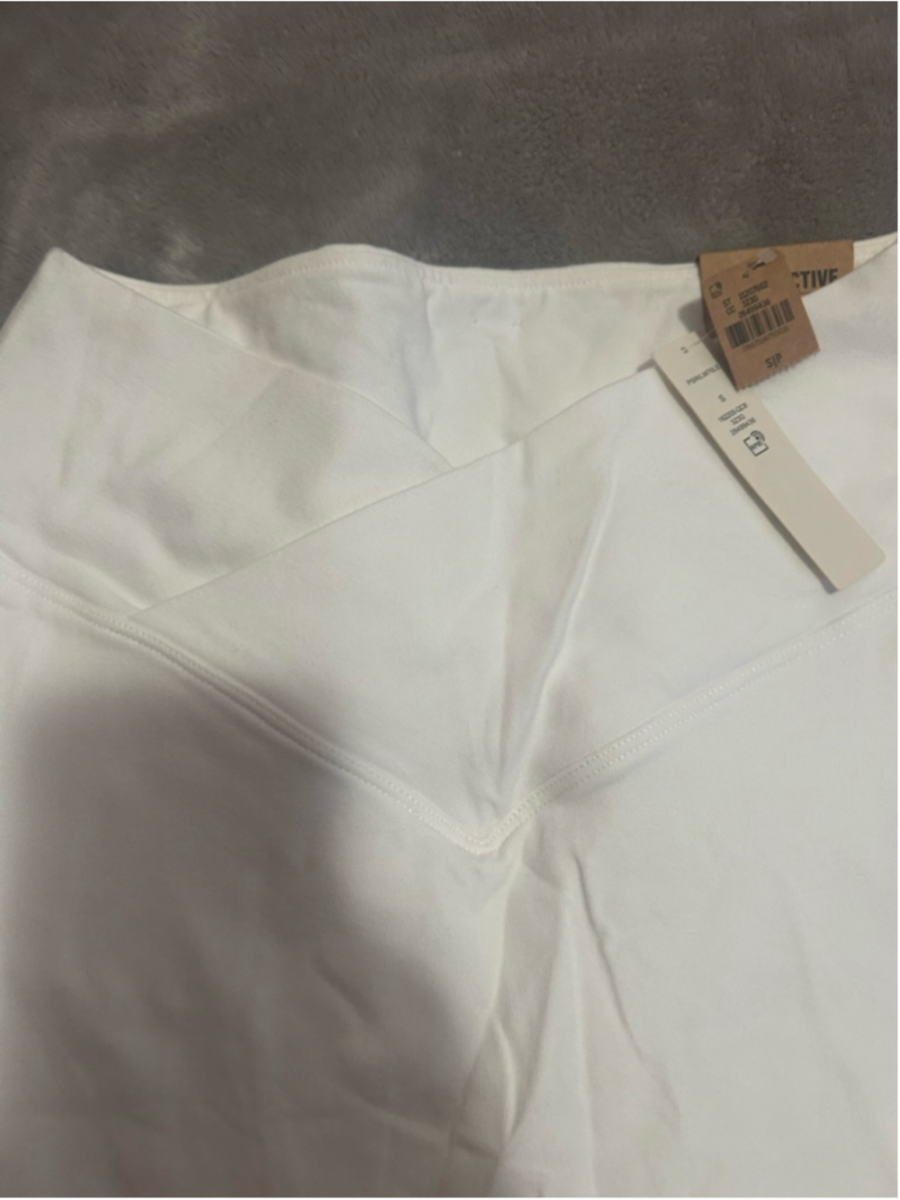 Women's PINK Victoria's Secret White High Waist Crossover Skort S - Picture 2 of 5